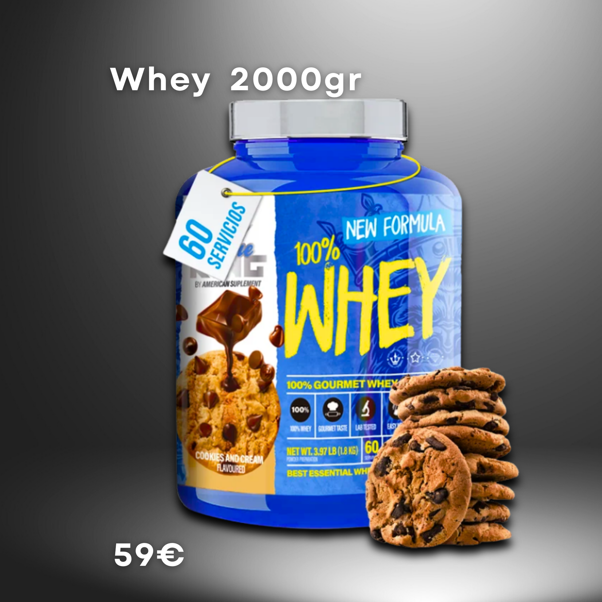 100% | WHEY+TAURINA+CREATINA🏋️‍♂️