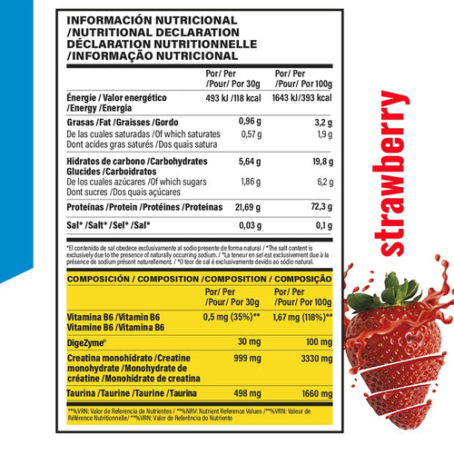 100% COMPLETA® |  2KG WHEY PROTEIN+TAURINA+CREATINA | MORANGO FRESH