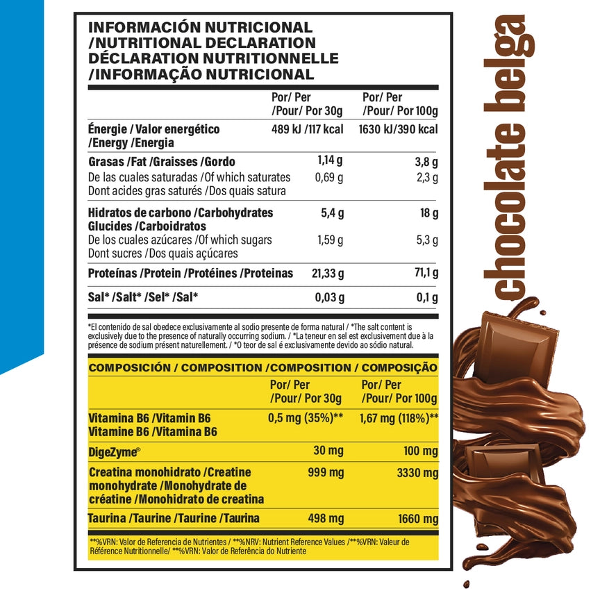 100% COMPLETA® |  2KG WHEY PROTEIN+TAURINA+CREATINA | CHOCOLATE